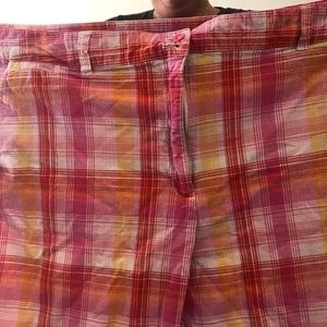 Slightly worn Bermuda shorts